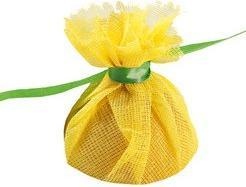 Image du produit Hygostar Écharpe citron, jaune, avec lien vert Écharpe en gaze de coton, lien en polyester, à porter dans la