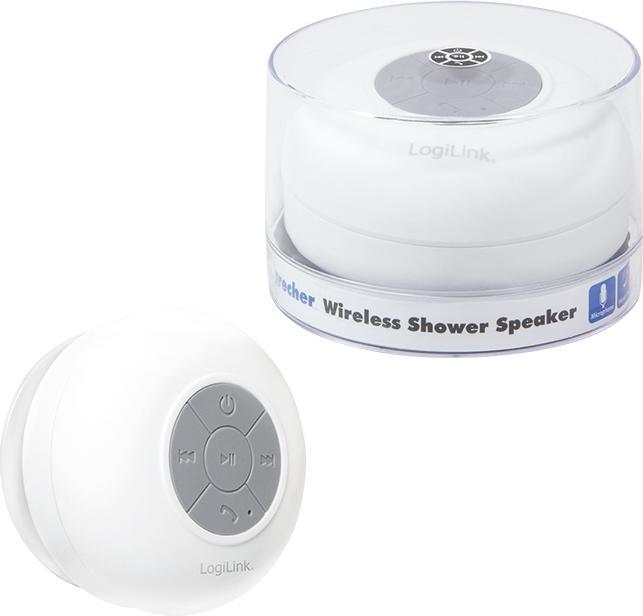 Produktbild LogiLink Bluetooth Lautsprecher für die Dusche (4 h, Akkubetrieb)