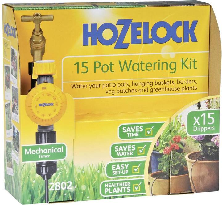 Produktbild Hozelock Tropfbewässerung-Set Steckkupplung Schlauchlänge: 15m 2802 1240