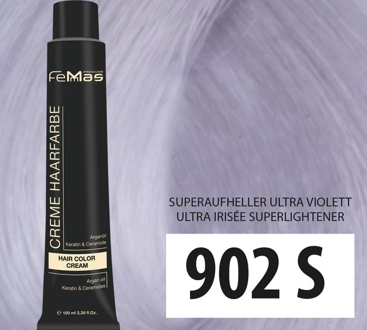 Produktbild FemMas 902S) Haarfarbe Superaufheller Ultra Vıolett 100ml