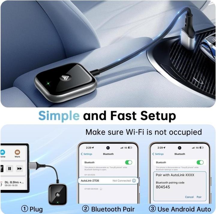 Produktbild PowerGuard Wireless Android Auto Adapter