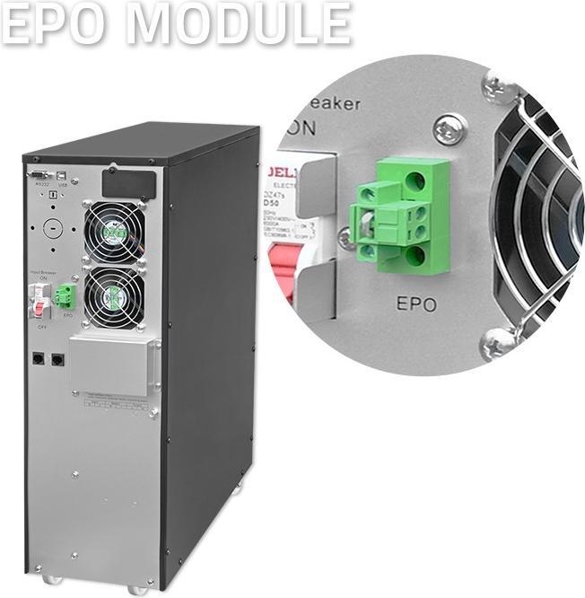 Immagine prodotto Qoltec ZASILACZ AWARYJNY UPS 10KVA | 10000W | FATTORE DI POTENZA 1.0 | LCD | EPO | USB | ON-LINE (10 VA, 10000 W, Doppio convertitore online UPS)