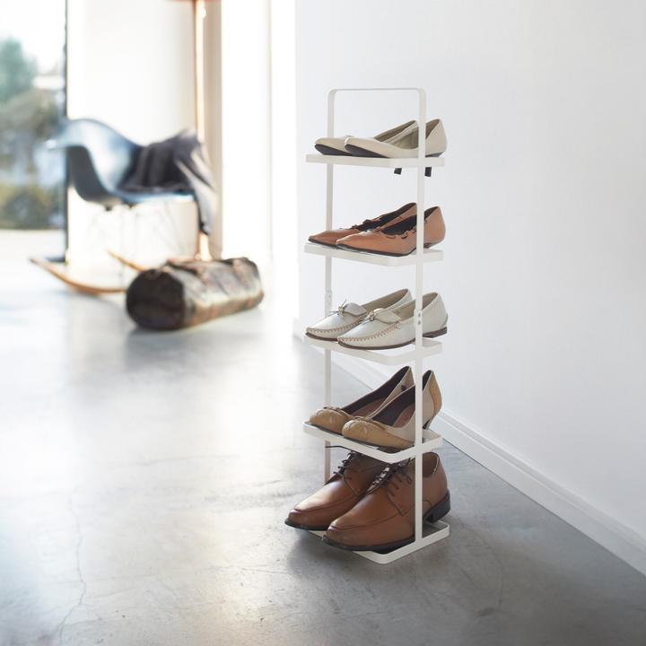 Image du produit Yamazaki Étagère à chaussures haute TOWER (22 x 18 x 77.5 cm)