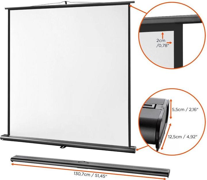 Produktbild Celexon Ultramobil Professional, Leinwand (66.93", 1:1)