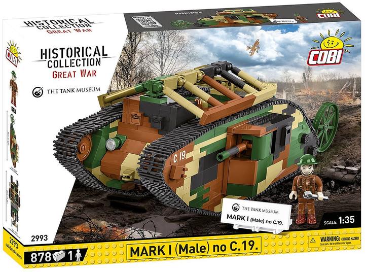 Produktbild Cobi Historical Collection Great War British Tank Mark I Male no C.19