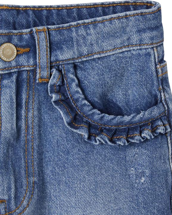 Produktbild Vertbaudet Gerade Mädchen Jeans, Hüftweite REGULAR (128)