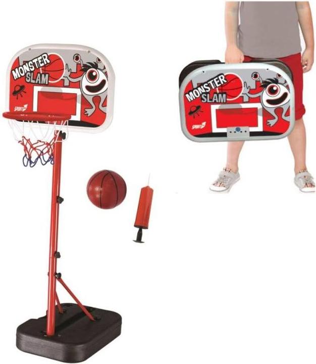 Image du produit Power Play Basketball Kurv 'Monster Slam' 138-166 cm på stander
