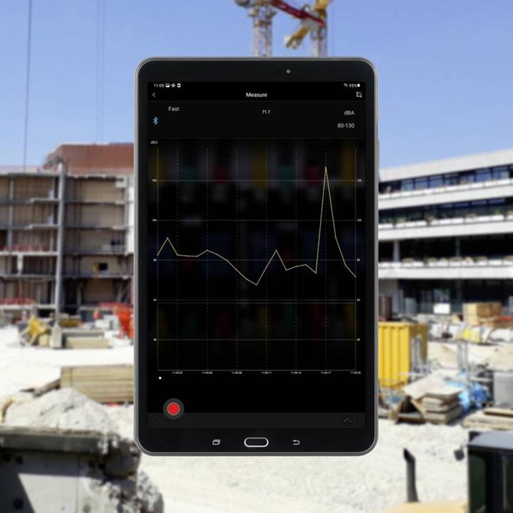 Immagine prodotto PCE Instruments Fonometro Registratore di dati PCE-323 30 - 130 dB 30 Hz - 8