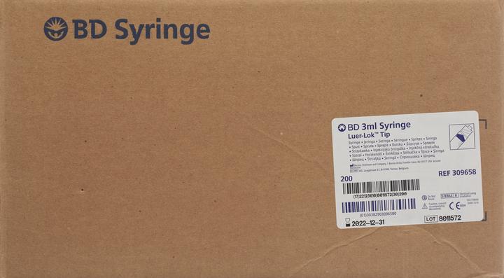 Immagine prodotto DQB X BD PLASTIPAK Siringa 3ml 3 pezzi Luer-Lok centrica, 200 pezzi