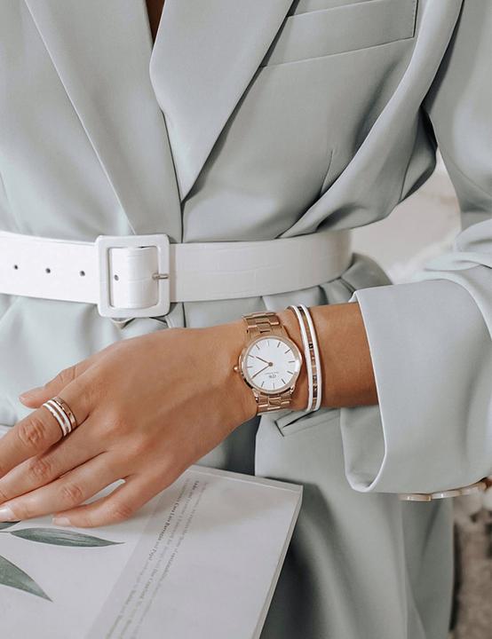 Produktbild Daniel Wellington Iconic Link White Rose Gold (36 mm) (Analoguhr, 36 mm)