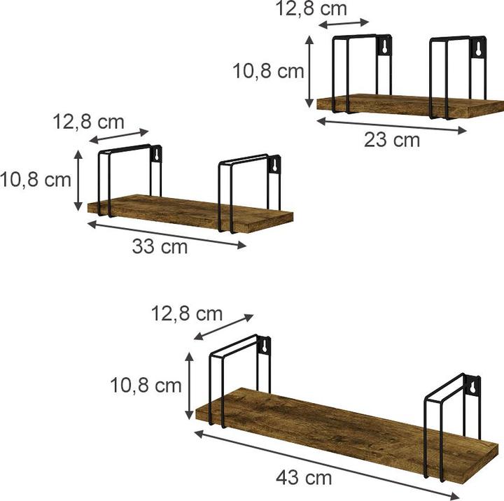 Actual product image Vicco Fyrk (43 x 11 x 13 cm)