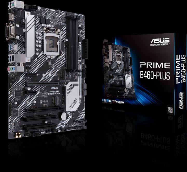 Produktbild ASUS PRIME B460-PLUS (LGA 1200, Intel B460, ATX)