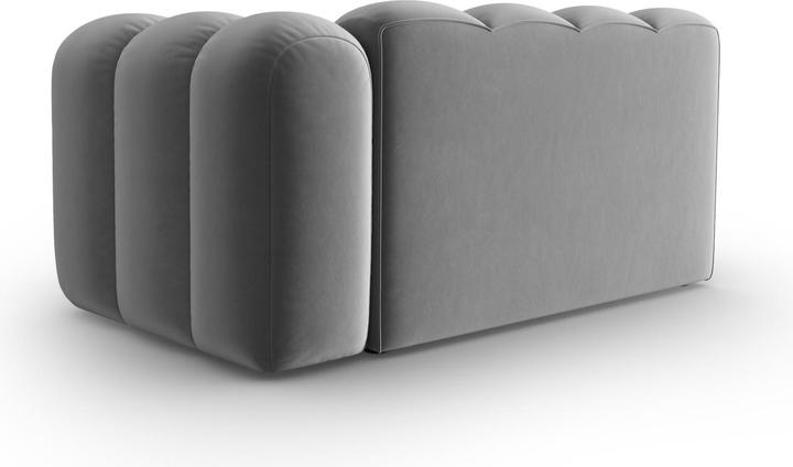 Actual product image Micadoni Velvet Right Modular Sofa, "Lupine", 2 Seats, 145x95x70Made in Europe (2 person sofa, 3-seater, 4-seater)