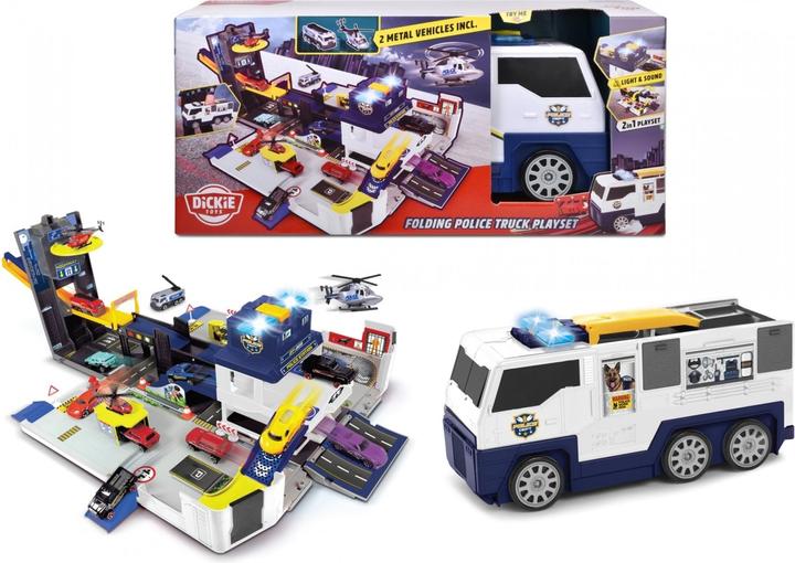 Immagine prodotto Dickie Playset camion della polizia pieghevole