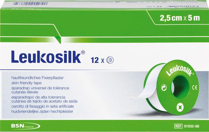Produktbild BSN LEUKOSILK 5MX2,5CM, 12 St PFL (12 x)