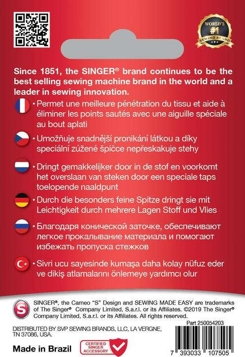 Produktbild Singer QUILTING Nähmaschinennadel, 90/14, 5er Pack