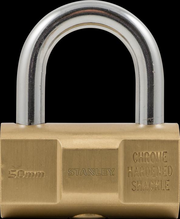 Actual product image Stanley Brass padlock barrel 50mm