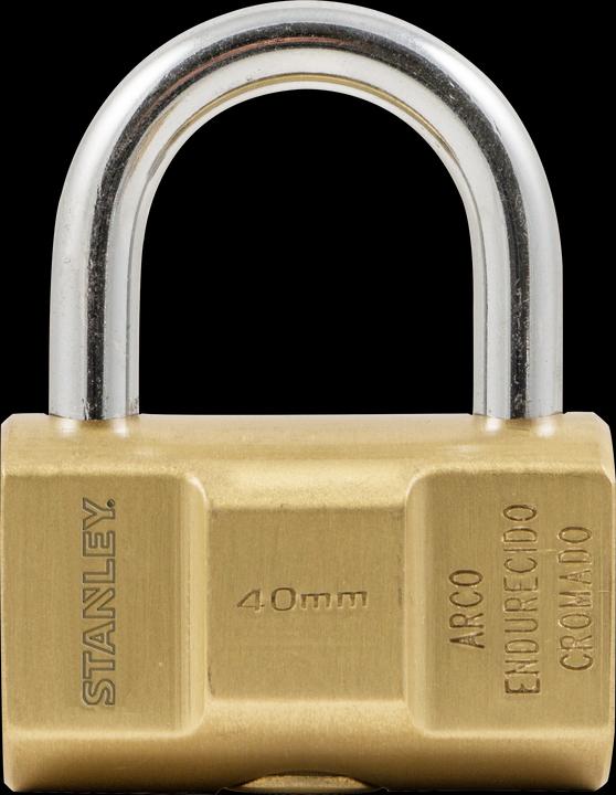 Actual product image Stanley Brass padlock