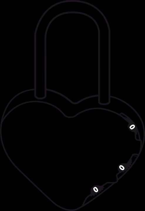 Actual product image Stanley Heart shape padlock
