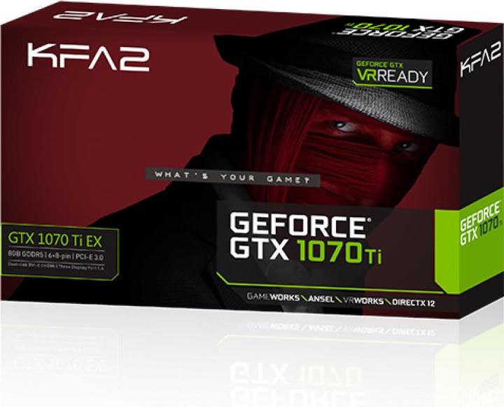 Image du produit KFA2 GeForce GTX 1070 Ti Ex (8 Go)