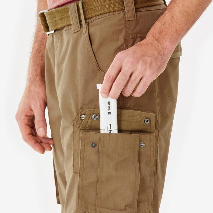 Actual product image Forclaz Zip-Off-Hose Cargohose Herren Trekking Backpacking - Travel 500 braun (Frequency band 38 (2600 MHz))