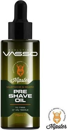 Actual product image Vasso Hipster Mustache & Beard Pre Shave Oil 75ml (75 ml, Shaving oil)
