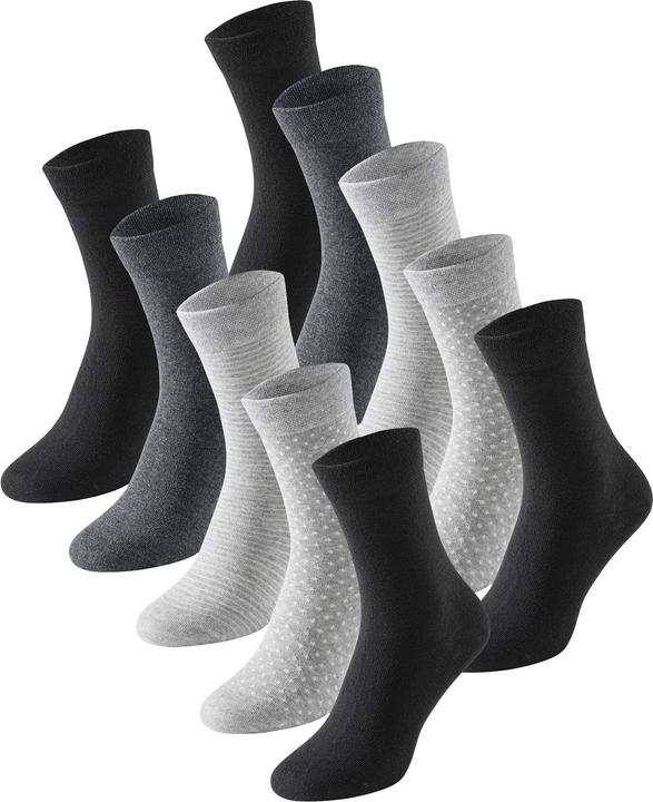Immagine prodotto Schiesser Calze per il tempo libero in cotone Fit (confezione da 10, 39 - 42)