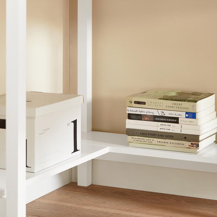 Actual product image SoBuy Corner desk with shelf and drawer (76 x 76 x 76 cm)