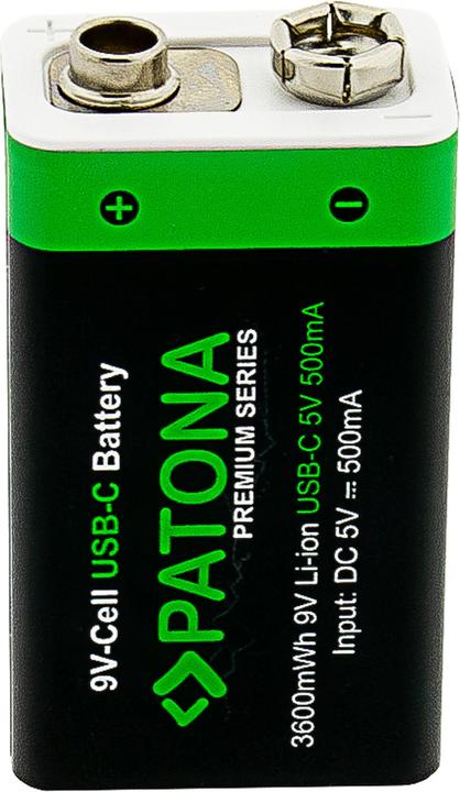 Produktbild Patona Premium Series (2 Stk., 9V Block, 400 mAh)