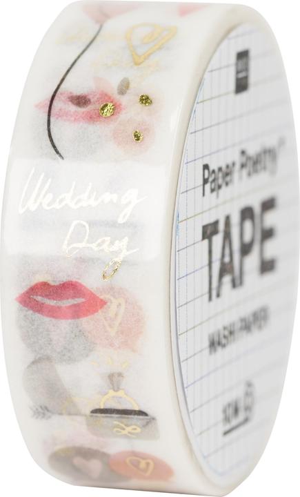 Actual product image Rico Design Washi Tape "Wedding Day