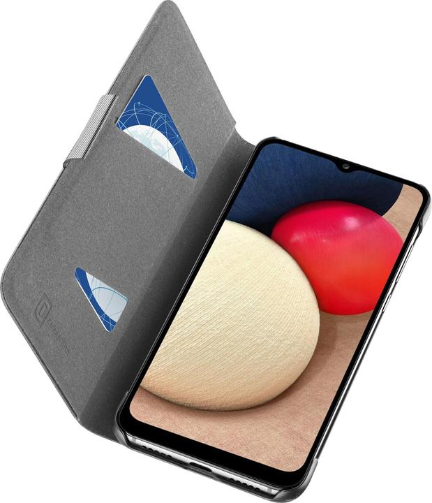 Produktbild Cellularline Book Handy-Schutzhülle 16,5 cm (6.5" ) Folio Schwarz (Samsung Galaxy A02s)