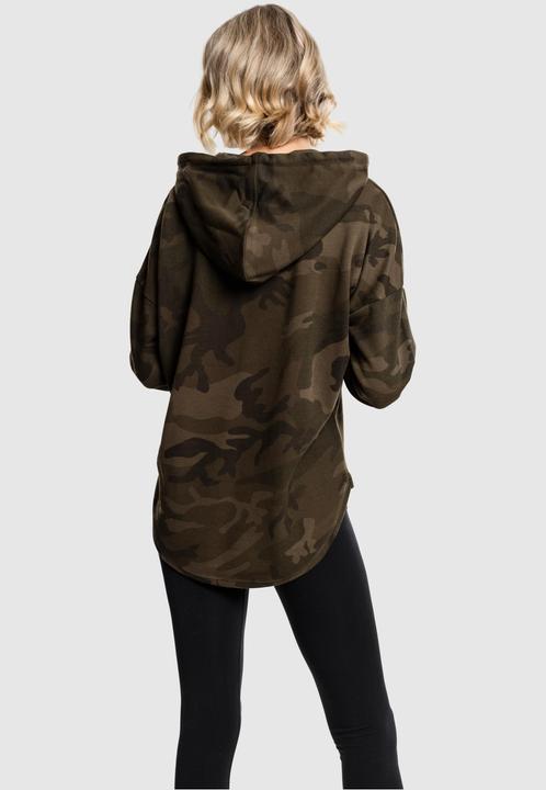 Immagine prodotto Urban Classics Felpa con cappuccio camo oversize da donna (XS)