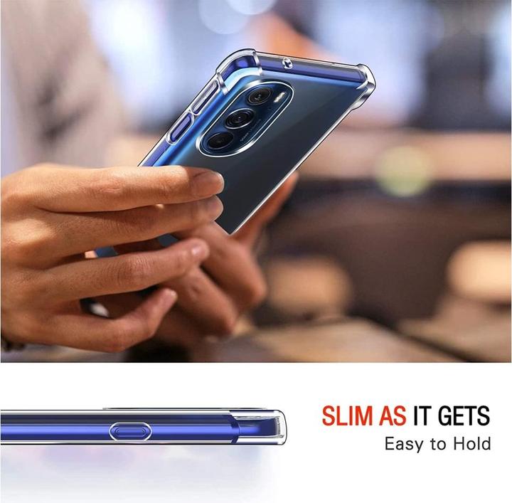 Actual product image Screenguard Motorola Edge 30 Pro Case Crystal Soft Airbag Bumper (Motorola Edge 30 Pro)