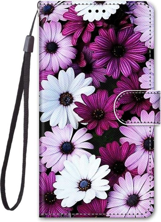Actual product image Cover-Discount Galaxy A53 5G - leather cover chrysanthemum