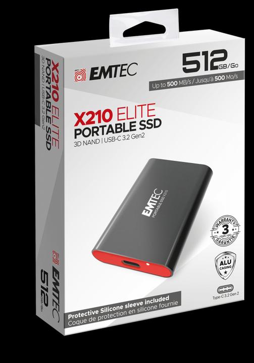 Actual product image Emtec X210 Elite (0.51 TB)