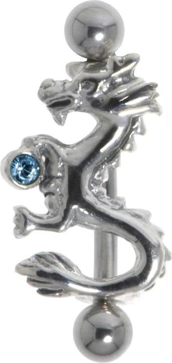 Bijouteria Augenbrauenpiercing (Chirurgenstahl 316L, Kristall, Silber 925)
