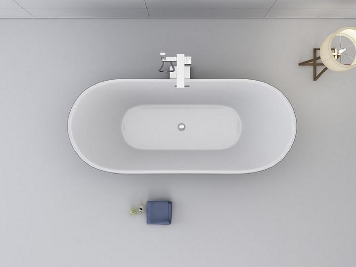 Produktbild Jet-Line Badewanne LAUSANNE II grau (170 cm, 80 cm)