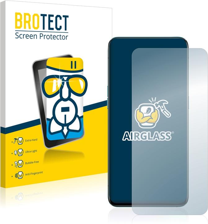 Actual product image BROTECT AirGlass Glass (1 Piece, Oppo Reno 10x Zoom)