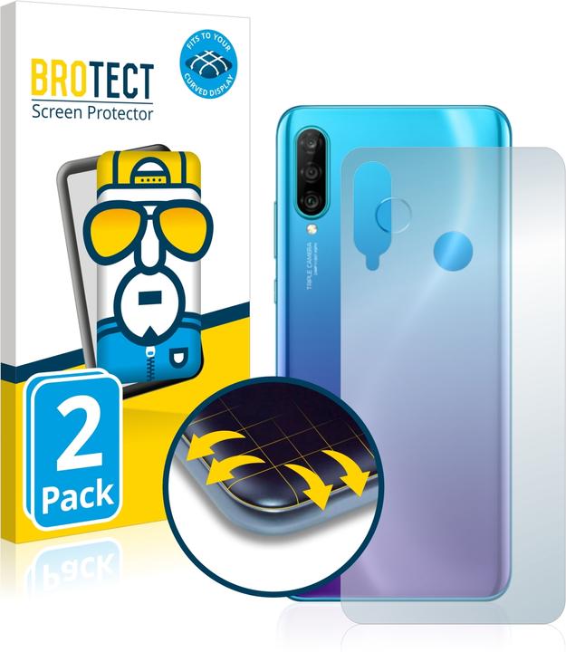 Actual product image BROTECT Full-Cover Protector (2 Piece, Huawei P30 Lite)