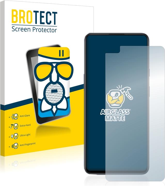 Produktbild BROTECT AirGlass Panzerglasfolie Matt (1 Stück, Oppo Nord 3)