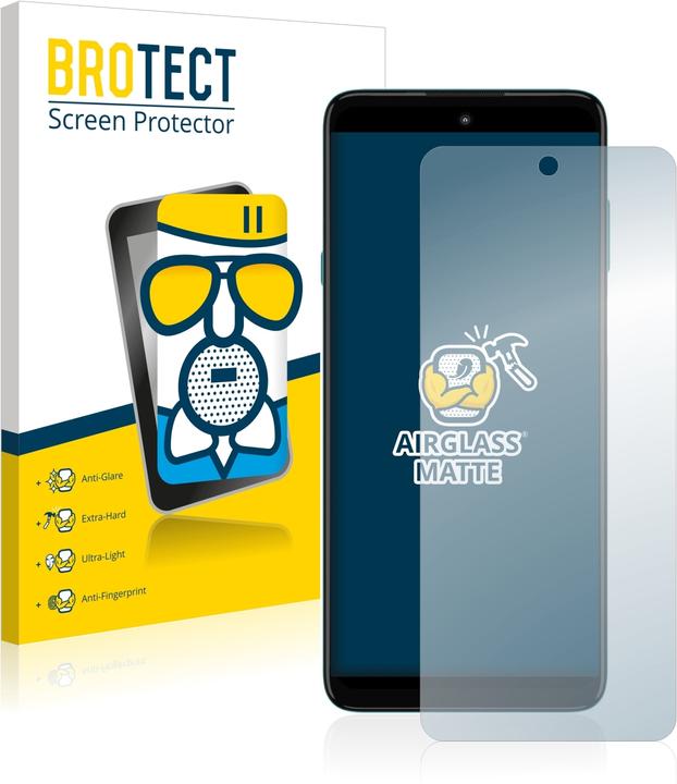Actual product image BROTECT AirGlass Glass Matte (1 Piece, Motorola Edge 20 Lite)