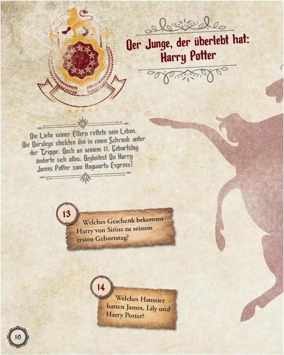 Actual product image Quiz dich schlau mit dem Quizgott: Harry Potter Fan-Quiz Rätsel (German)