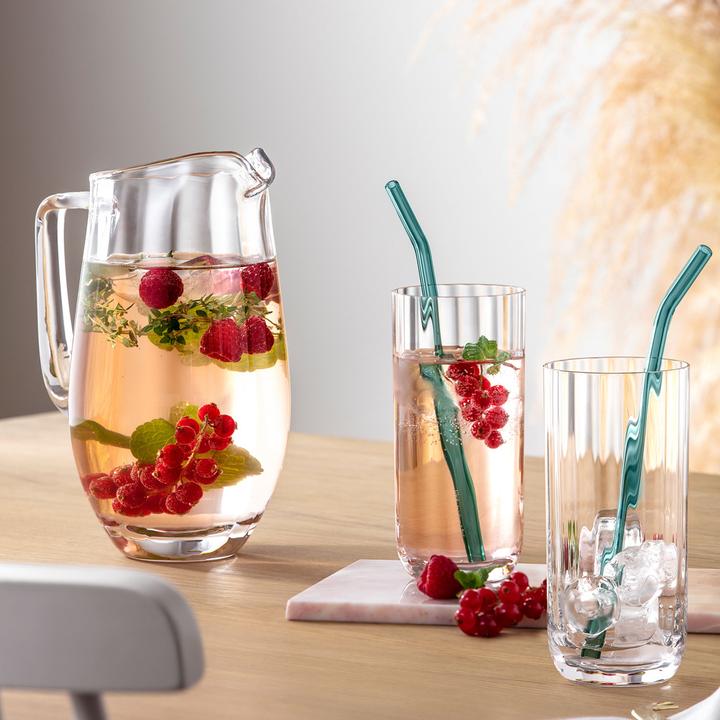 Actual product image Villeroy & Boch Glass drinking straw set of 4 Artesano Beverages (4 x)
