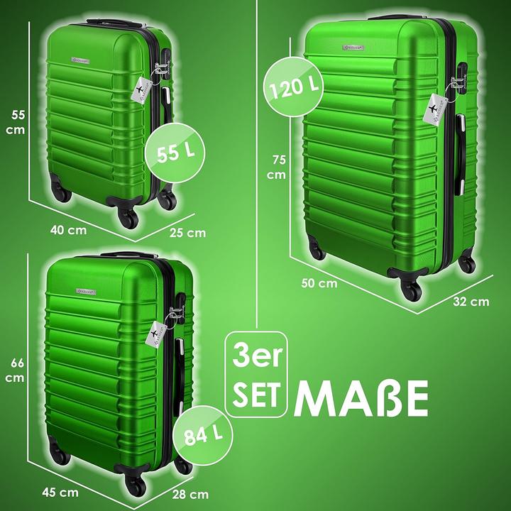 Produktbild Kesser 3-teiliges Hartschalenkoffer-Set