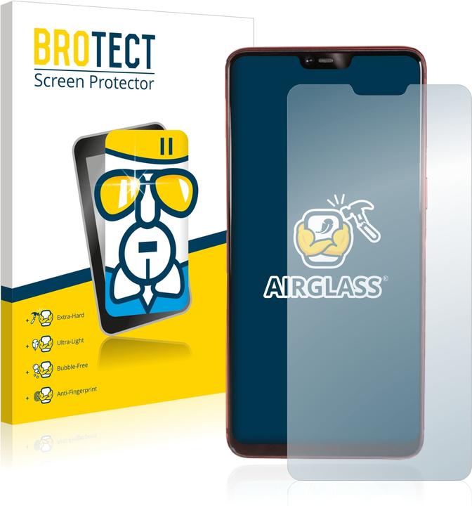 Produktbild BROTECT AirGlass Panzerglasfolie (1 Stück, Oppo R15 Pro)