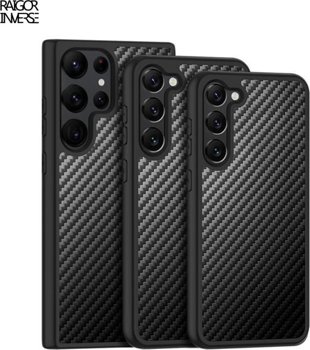 Image du produit Raigor Inverse Samsung Galaxy S25 - Raigor Scott Series Case Black Carbon (Samsung Galaxy S25)