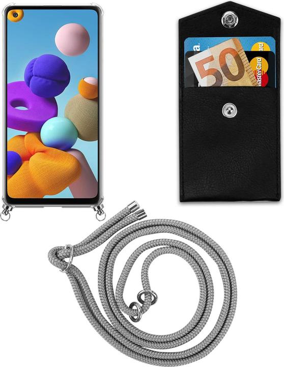 Produktbild Cadorabo TPU Handy Kette SILBER Cover
