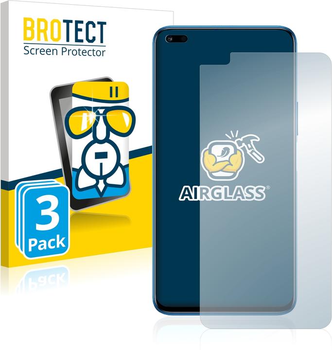 Produktbild BROTECT AirGlass Panzerglasfolie (3 Stück, Honor 50 Lite)