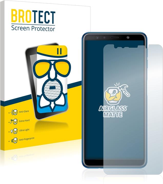 Produktbild BROTECT AirGlass Panzerglasfolie Matt (1 Stück, Samsung Galaxy A7 (2018))