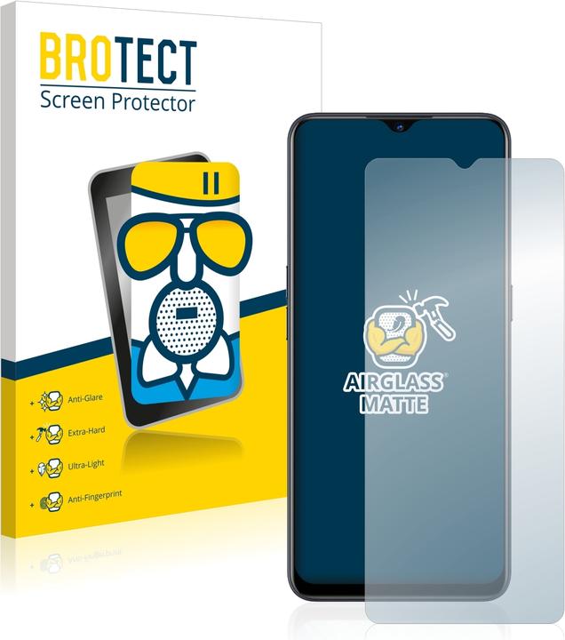 Actual product image BROTECT AirGlass Glass Matte (1 Piece, Oppo Find X2 Lite)